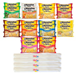 Maruchan Ramen Noodle 10 Flavors Variety Pack - 20 Count Set With MunchMo Chopsticks…