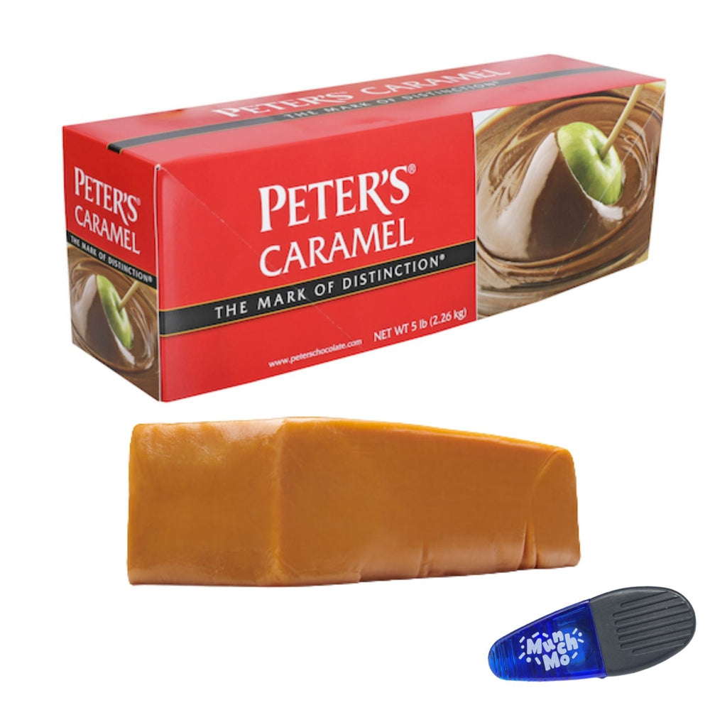 Peter's Caramel Loaf Block 5lbs - With MunchMo Power Clip