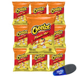 Cheetos Flaming Hot 2Oz Bags - 10 Packs - With MunchMo Power Clip For Freshness…